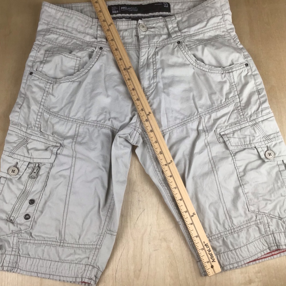 Projek Raw Mens Outdoor Cargo Shorts Sz 33 Hiking Casual - Picture 8 of 8